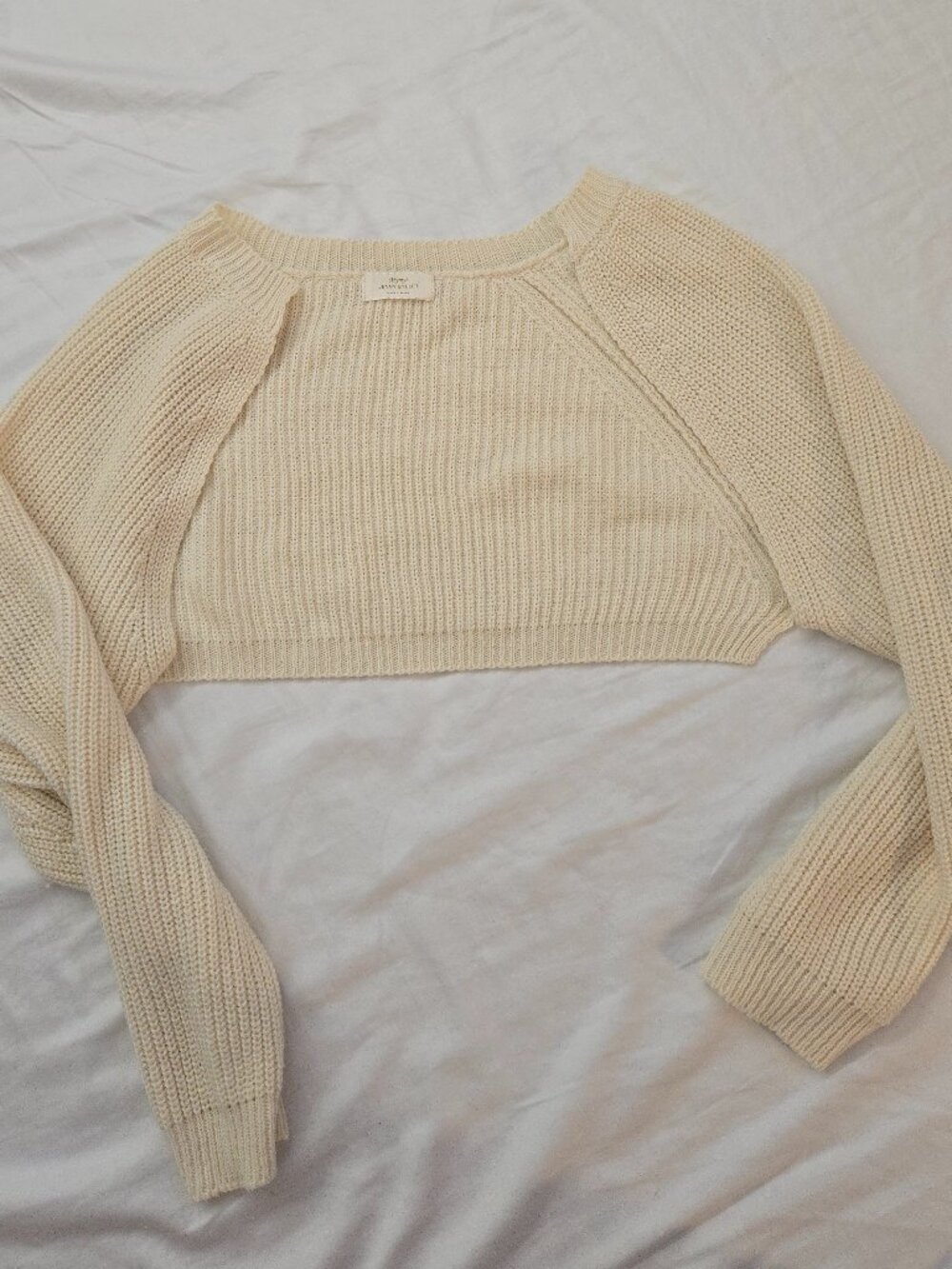 Beige/cream BOLERO cardigan